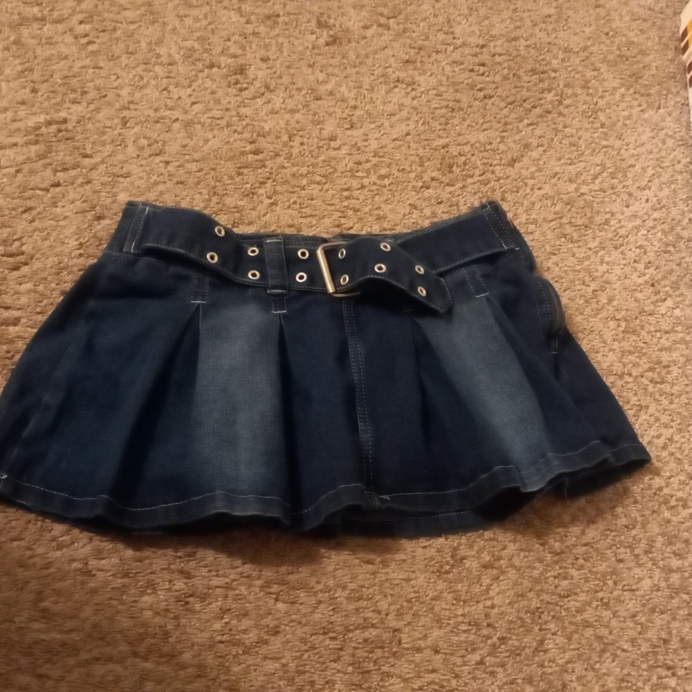 NWOT Refuge Dark Blue Skater Skirt